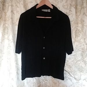 CHICO'S PRIVATE EDITION Short Sleeve Top Shirt Sz3